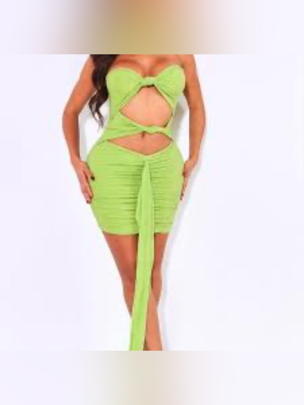 Pretty Little Thing Cut Out Dress